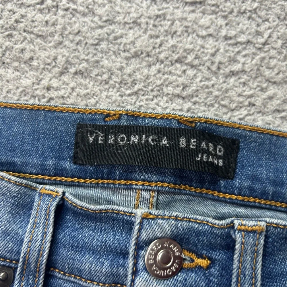 Veronica Beard Carolyn Baby Boot Jeans High Rise Blue 26 Boho Western Modern
